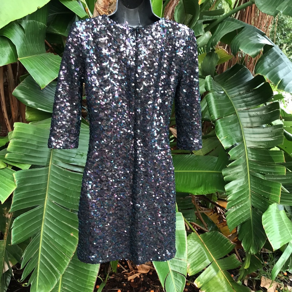 Little black sequin dress - Picture 5 of 10